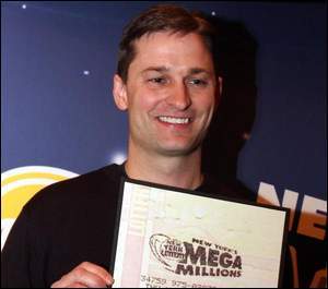 William James Albertson had played the lottery only once before he hit the jackpot. His after-tax payout is slightly more than $45 million.