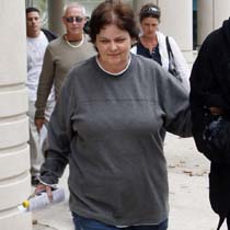 Patricia Moore, 59, is being sued by her husband, Gerald Moore, 81, for allegedly stealing a winning lottery ticket.