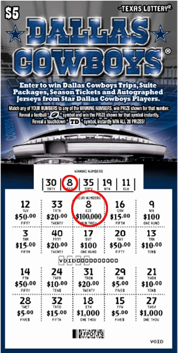 The new Cowboys scratch game offers $38.2&nbsp;million in prizes. It goes on sale Aug.&nbsp;17.